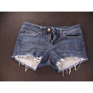 GAP cut off Shorts JEANS SHORTS Womans 2 Juniors Blue Denim Stretch